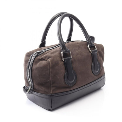 Celine Handbag Dark Brown Black Leather — view 2