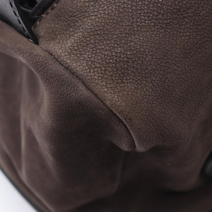 Celine Handbag Dark Brown Black Leather — view 5