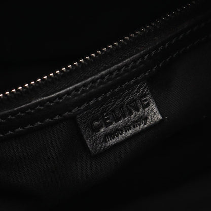 Celine Handbag Dark Brown Black Leather — view 4
