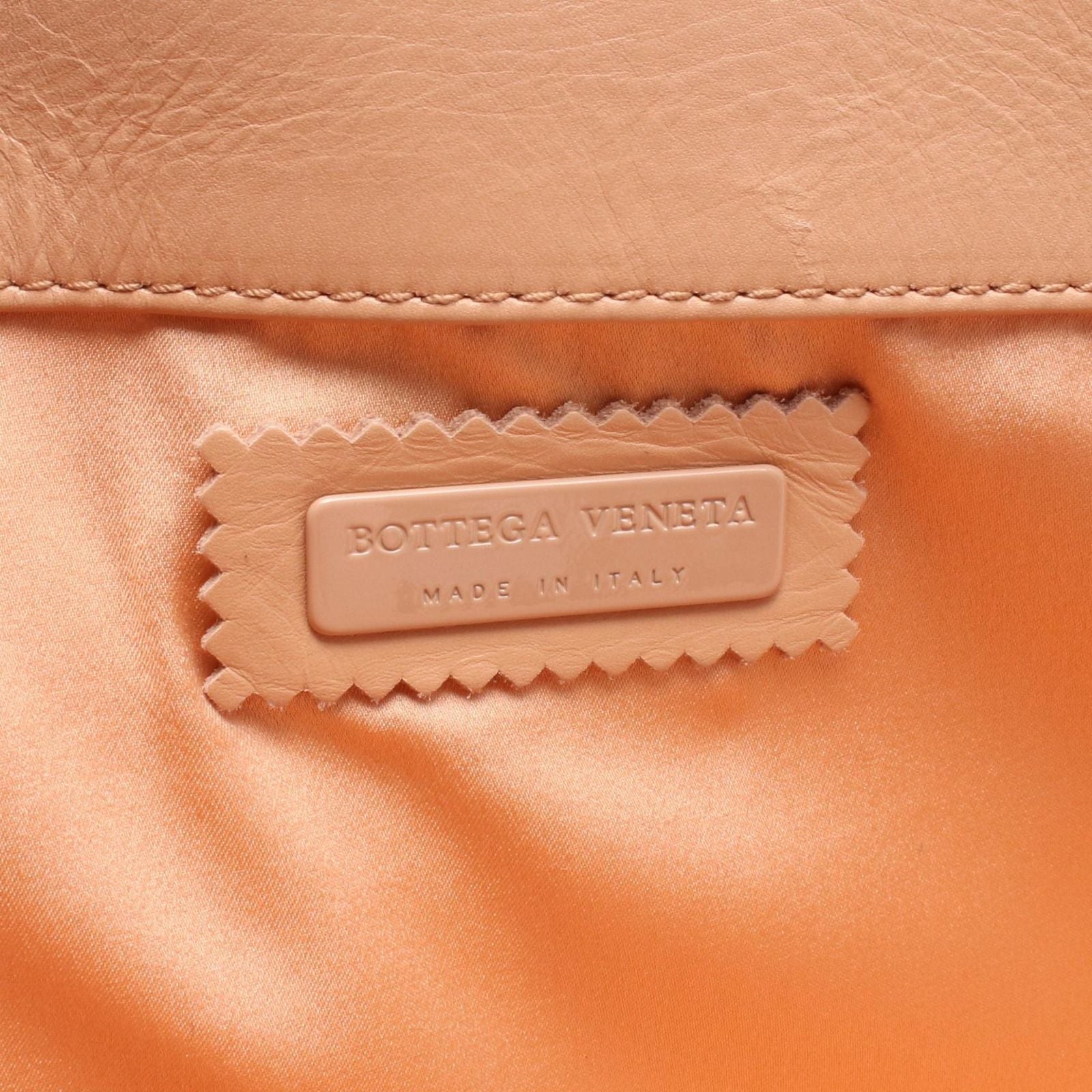 Bottega Veneta Tote Light Orange Leather Chain Shoulder — view 4