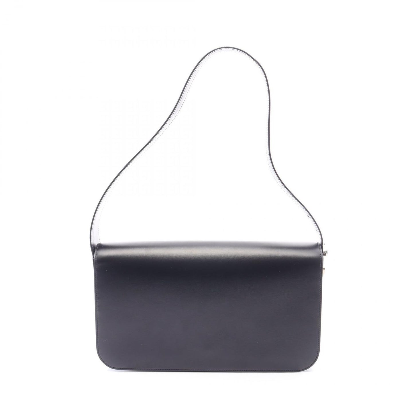 Cartier Shoulder Bag Black Leather
