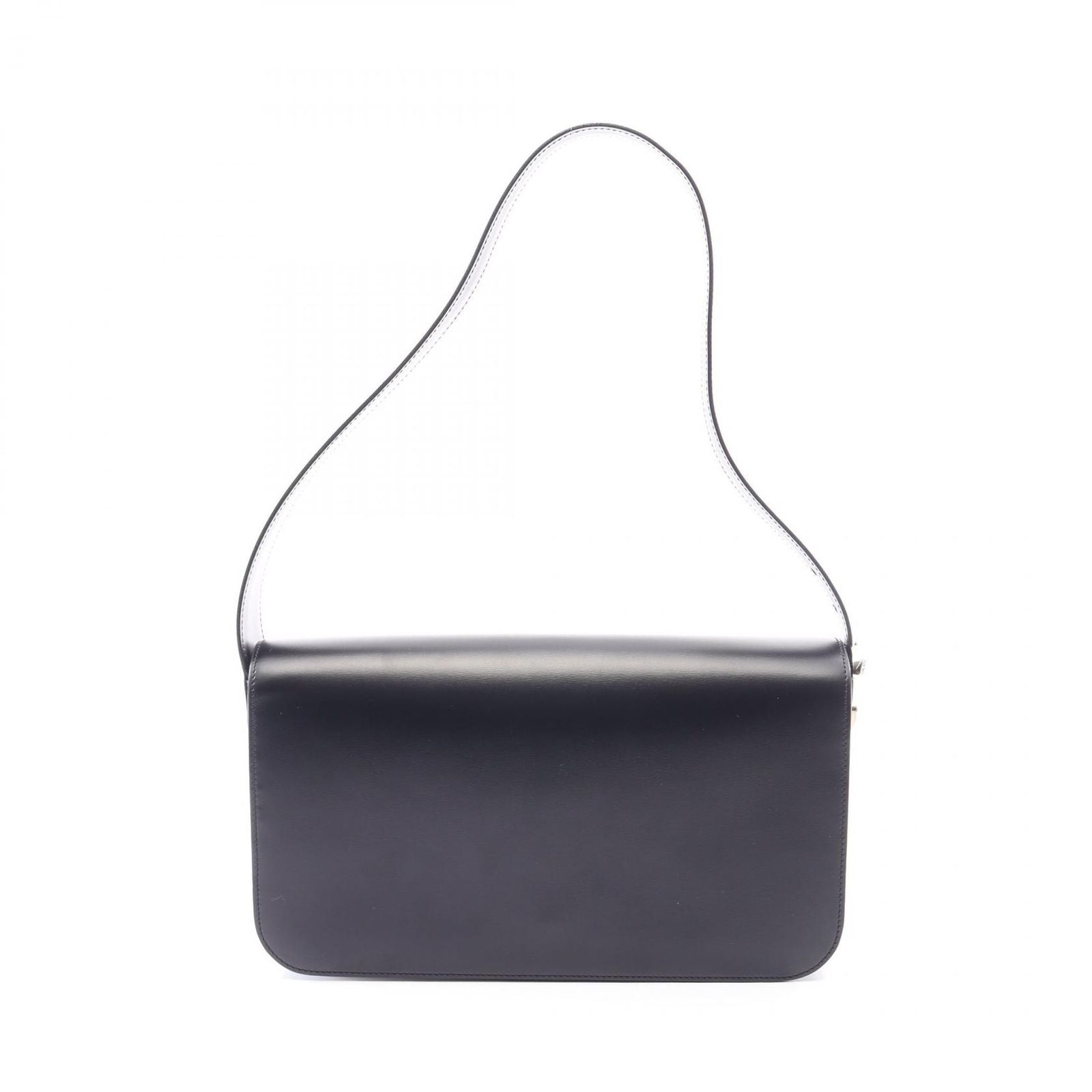 Cartier Shoulder Bag Black Leather