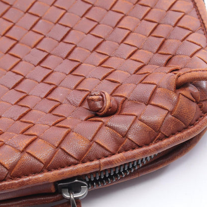 Bottega Veneta Shoulder Bag Intrecciato Brown Leather — view 8
