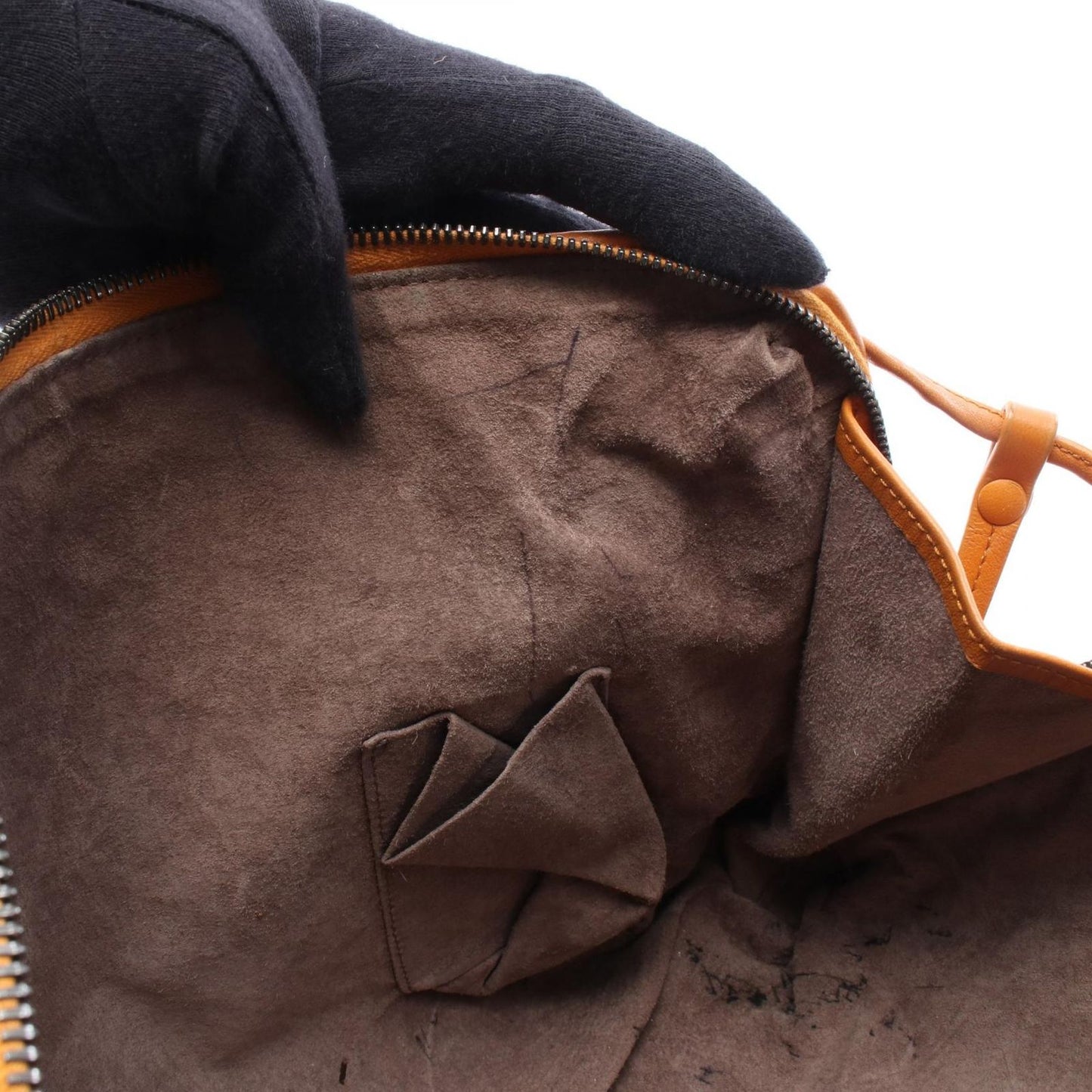 Bottega Veneta Shoulder Bag Intrecciato Brown Leather — view 6