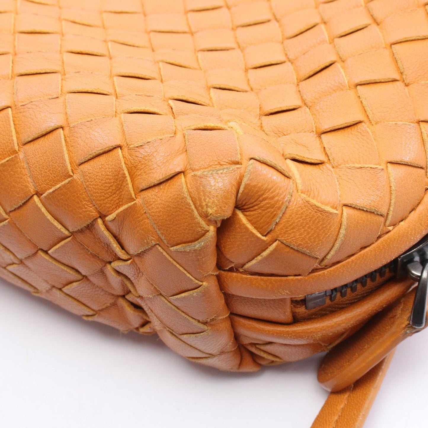 Bottega Veneta Shoulder Bag Intrecciato Brown Leather — view 9