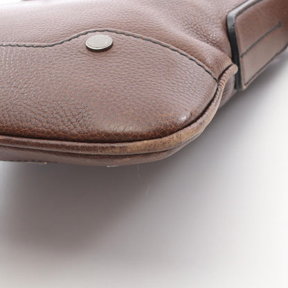 Bvlgari Shoulder Bag Urban Brown Leather — view 9