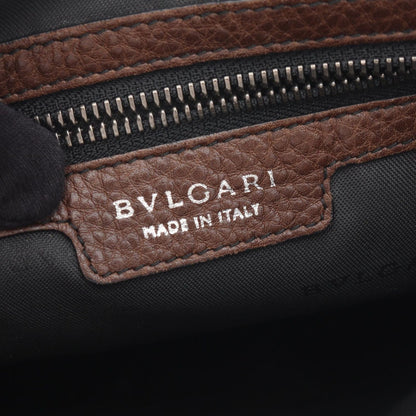 Bvlgari Shoulder Bag Urban Brown Leather — view 4