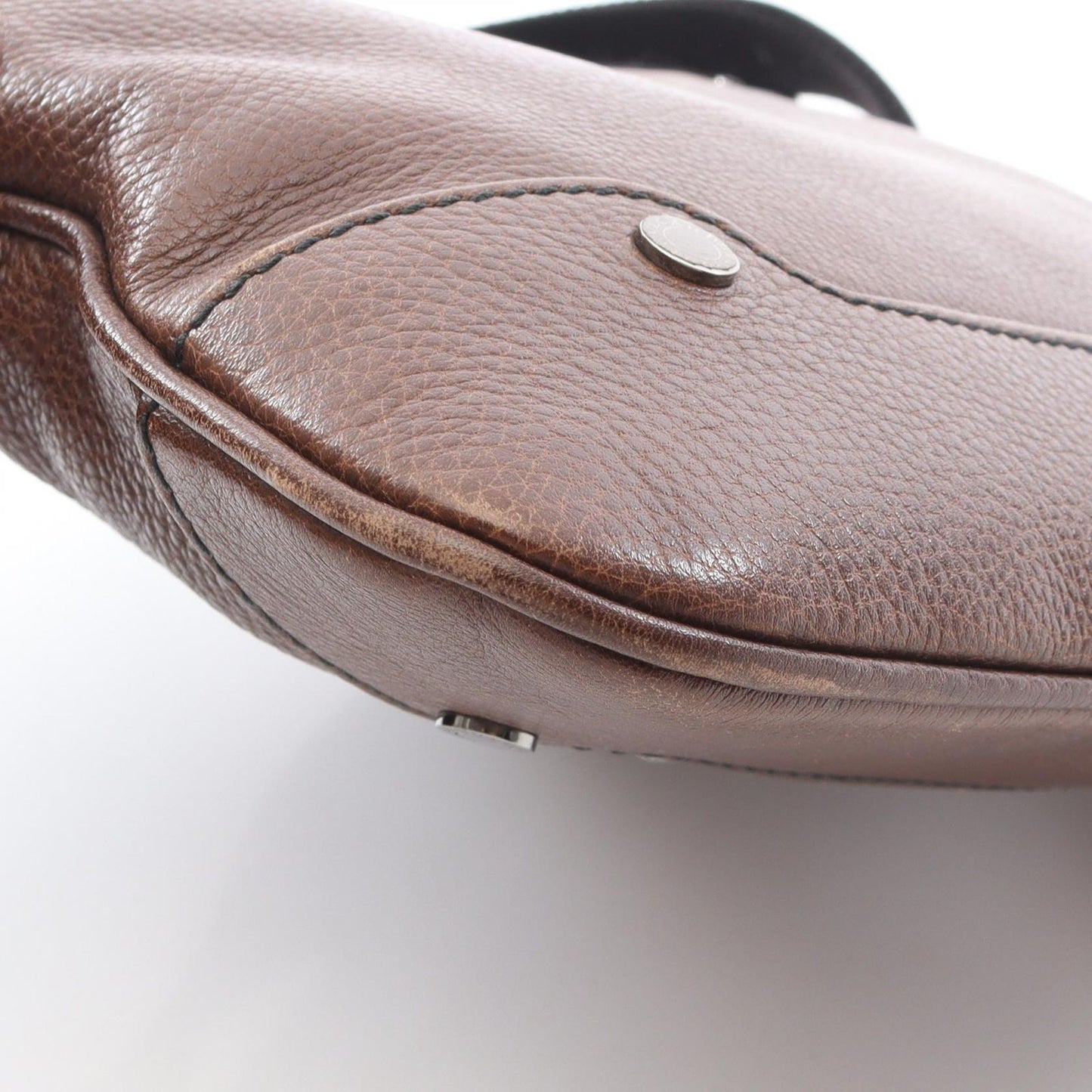 Bvlgari Shoulder Bag Urban Brown Leather — view 8