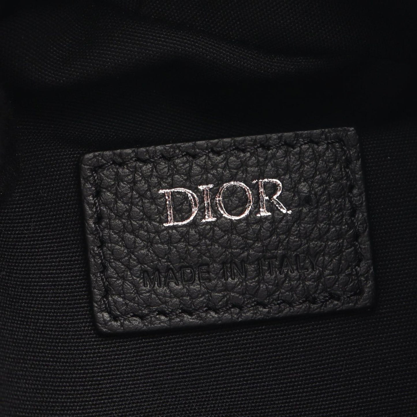 Dior Waist Bag Scarab Oblique Beige Navy Canvas Leather — view 4