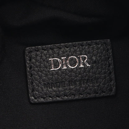 Dior Waist Bag Scarab Oblique Beige Navy Canvas Leather — view 4