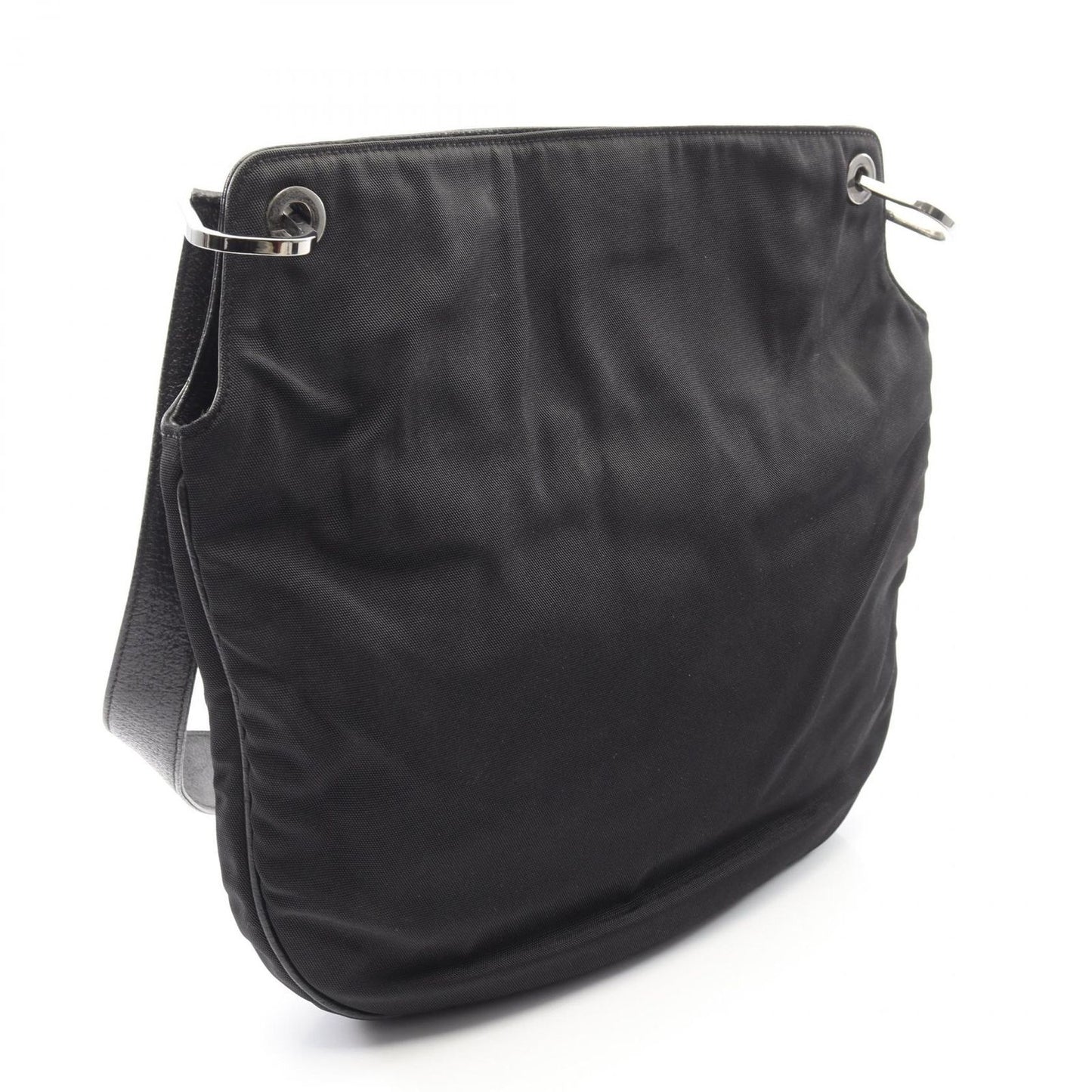 Gucci Shoulder Bag 001 Black Nylon Leather — view 2