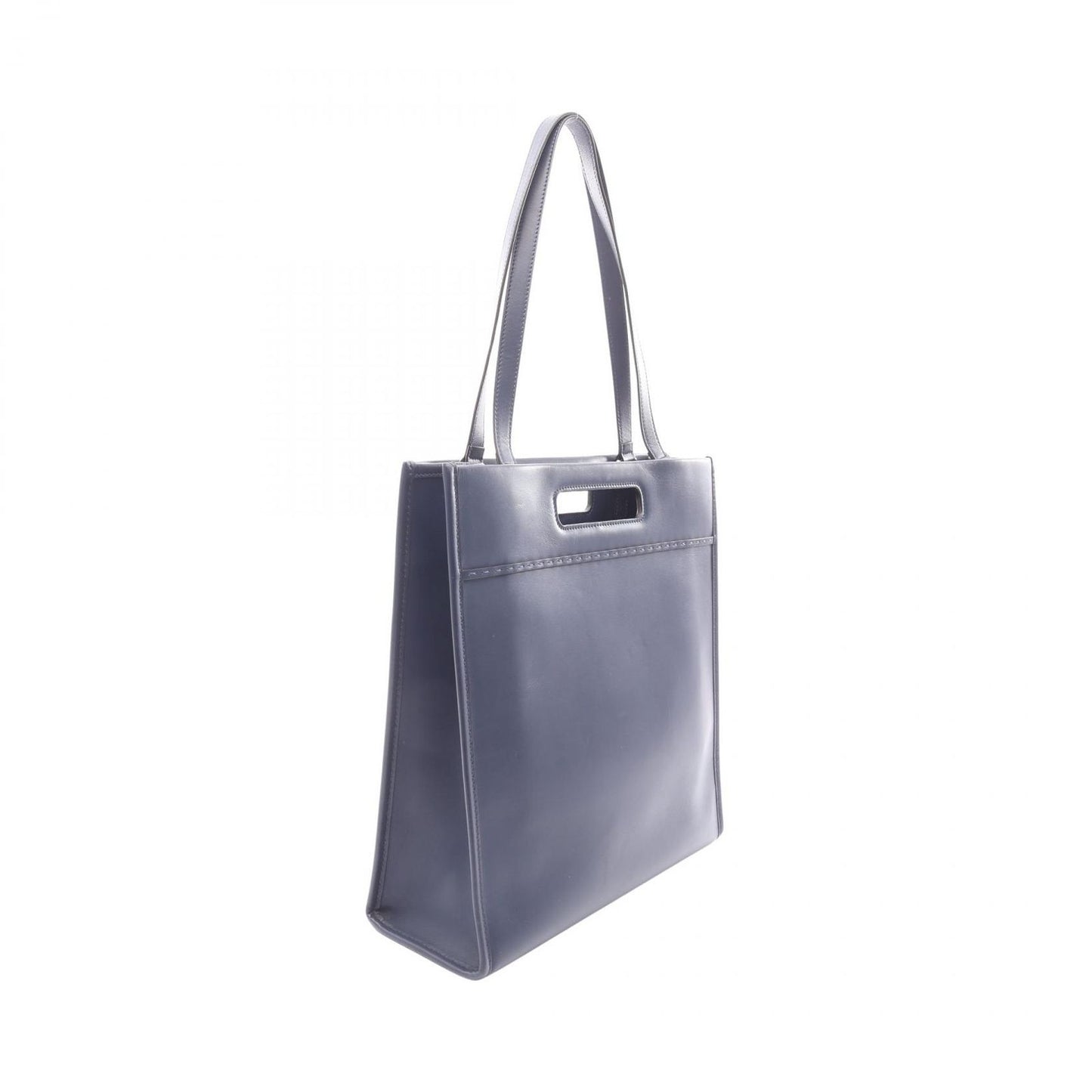 Fendi Tote Shopping Navy Leather 2-Way — view 2