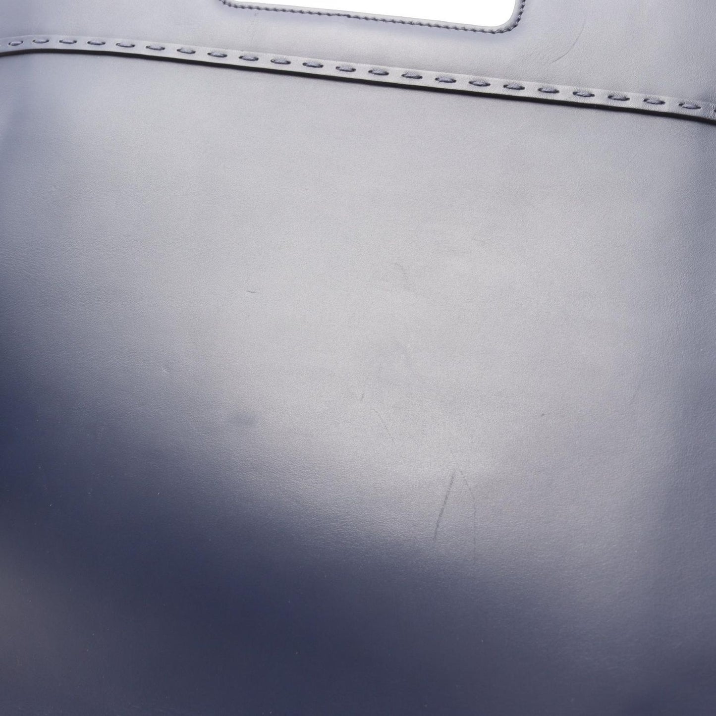Fendi Tote Shopping Navy Leather 2-Way — view 9