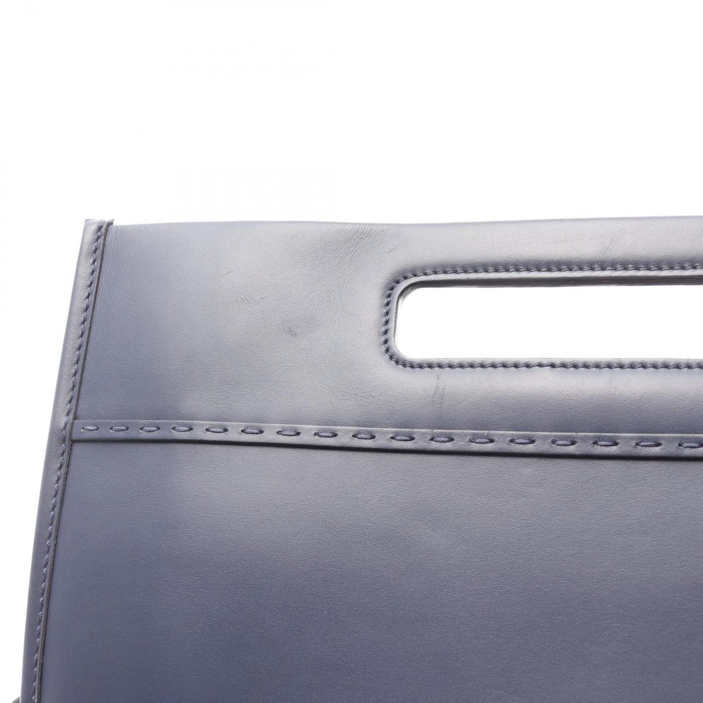 Fendi Tote Shopping Navy Leather 2-Way — view 7