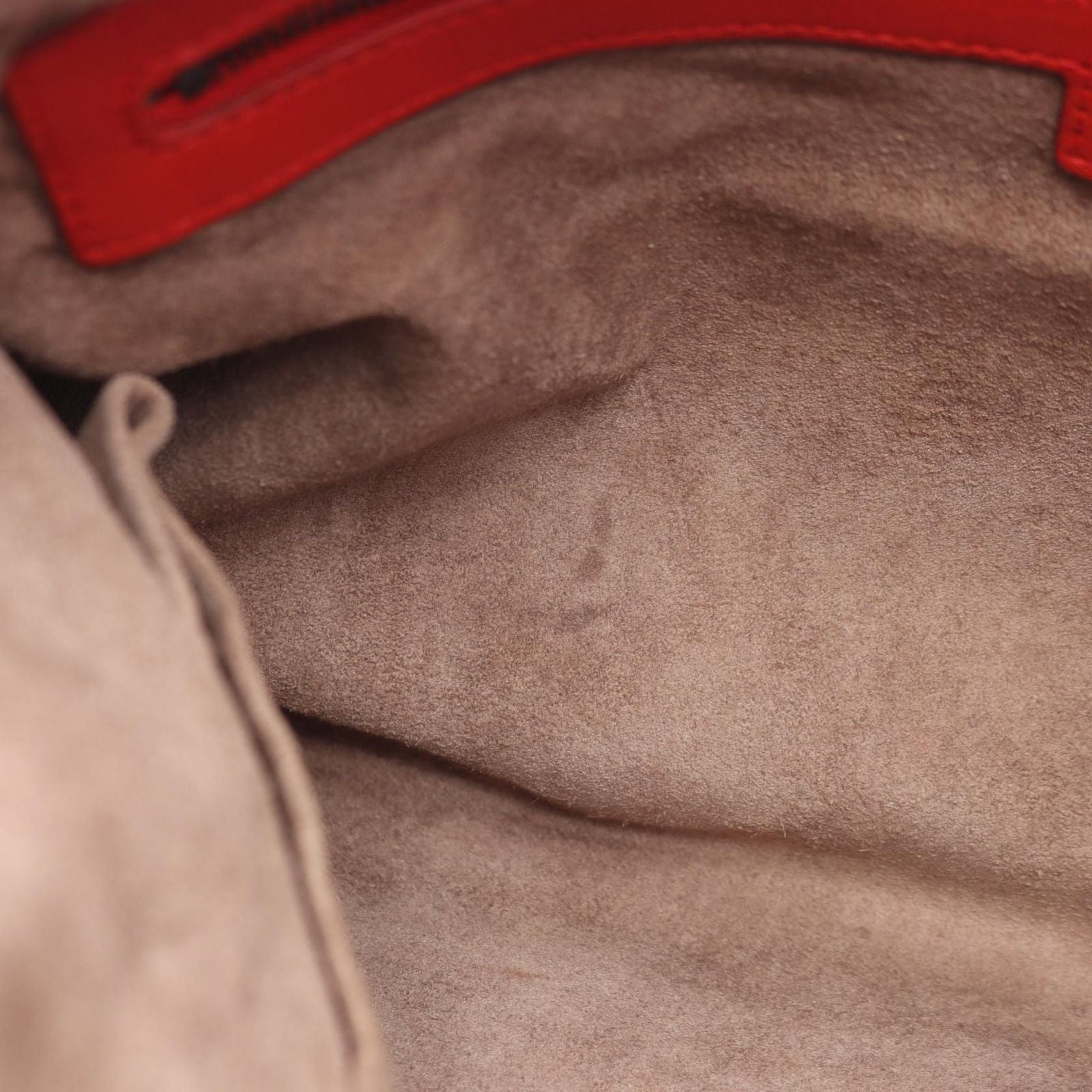 Bottega Veneta Shoulder Bag Intrecciato Red Leather — view 5