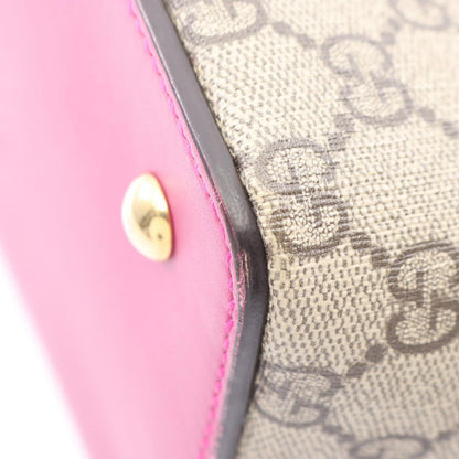 Gucci Handbag GG Supreme Beige Canvas Leather 2-Way — view 7