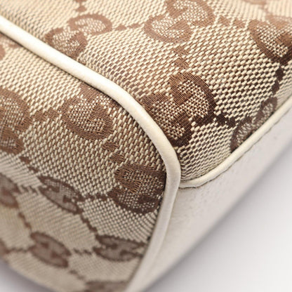 Gucci Shoulder Bag GG Canvas Beige Brown White — view 5