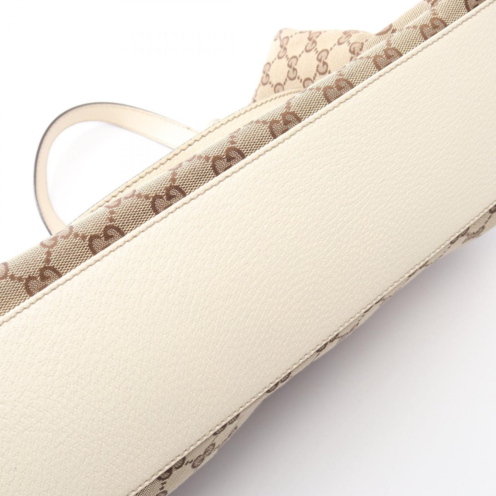 Gucci Shoulder Bag GG Canvas Beige Brown White — view 6