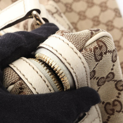 Gucci Shoulder Bag GG Canvas Beige Brown White — view 9