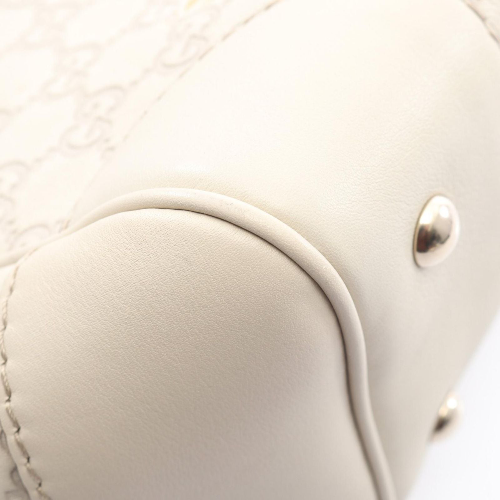 Gucci Tote Mayfair Guccissima Ivory Leather Guccissima — view 7