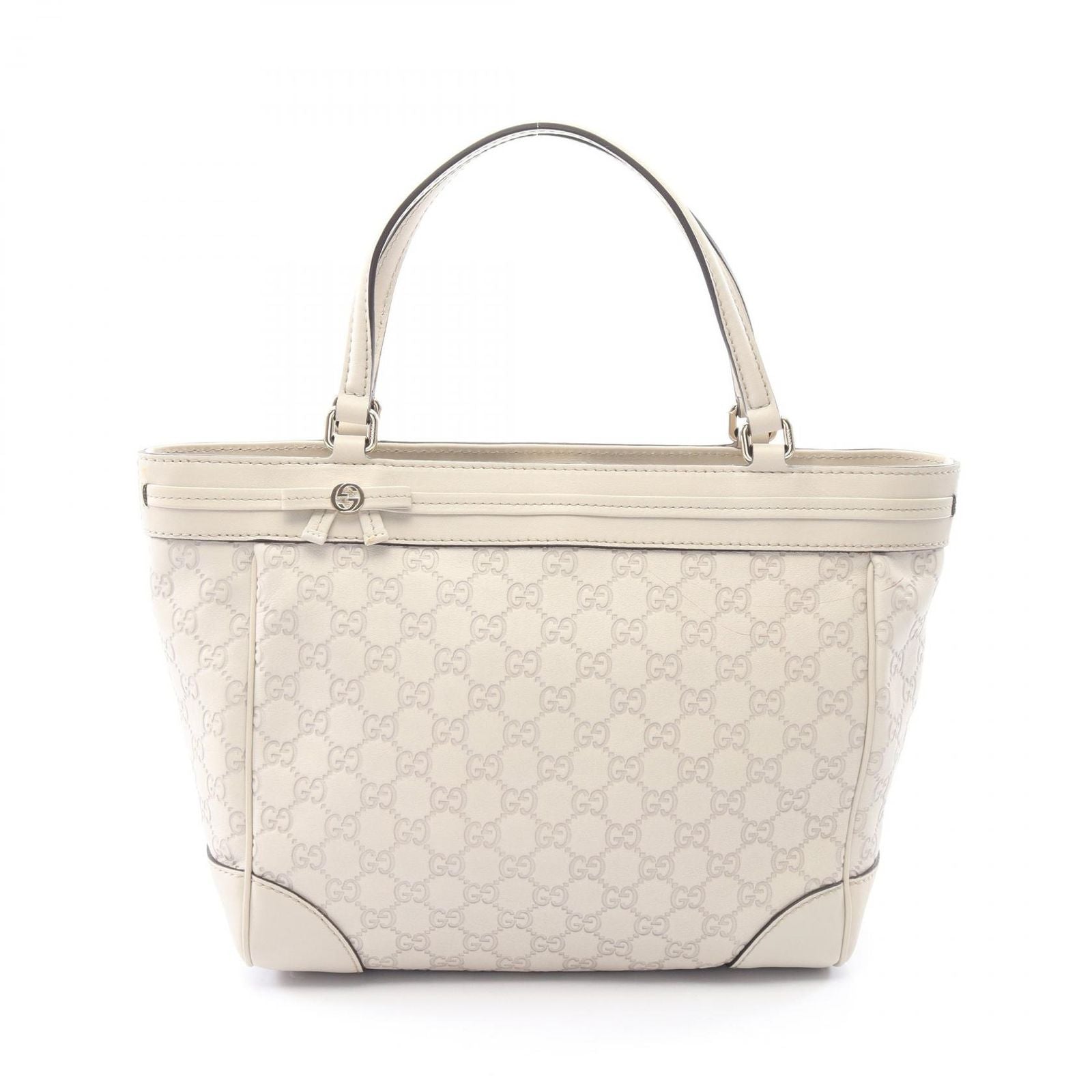 Gucci Tote Mayfair Guccissima Ivory Leather Guccissima