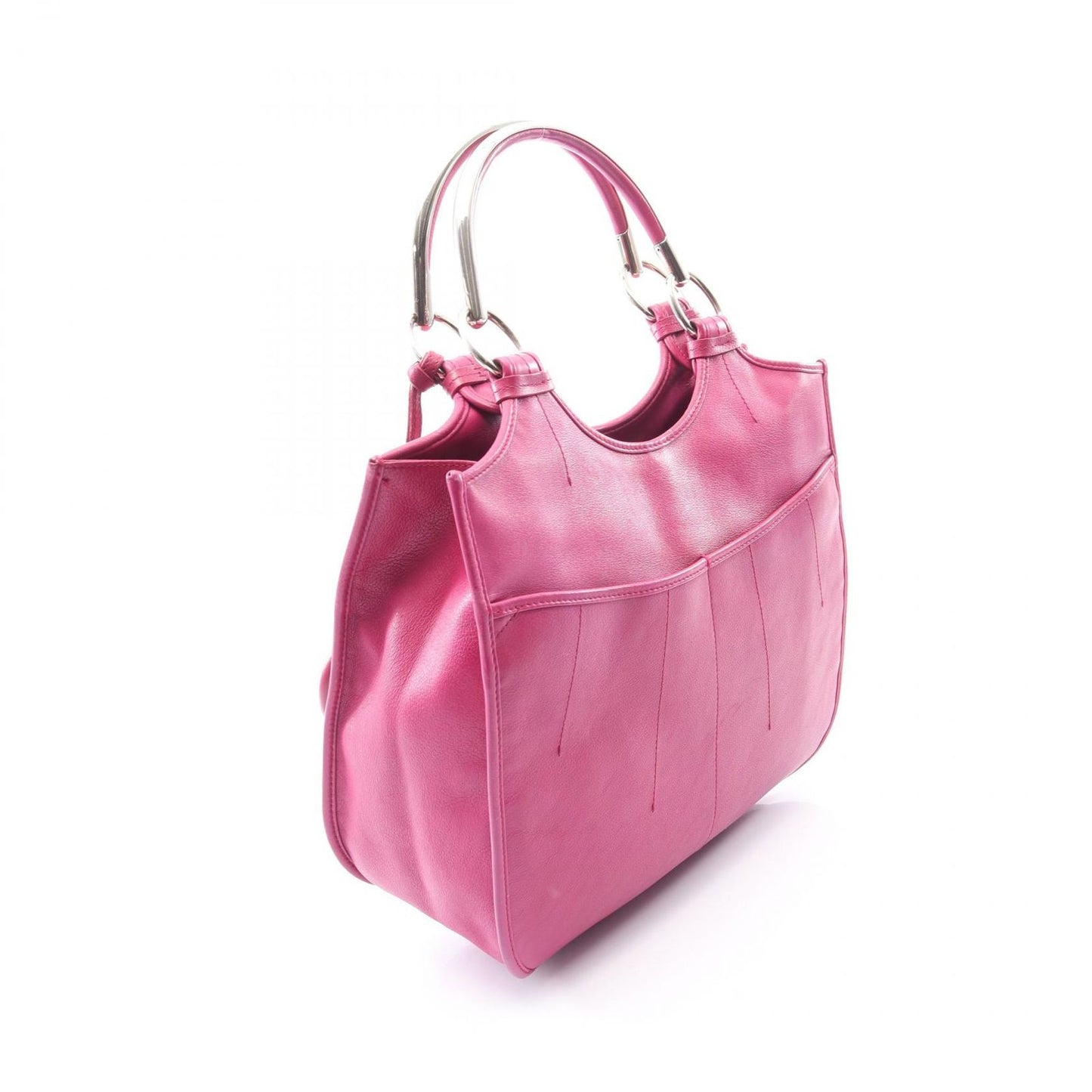 Dior Handbag Charm Purple Leather Hand — view 2