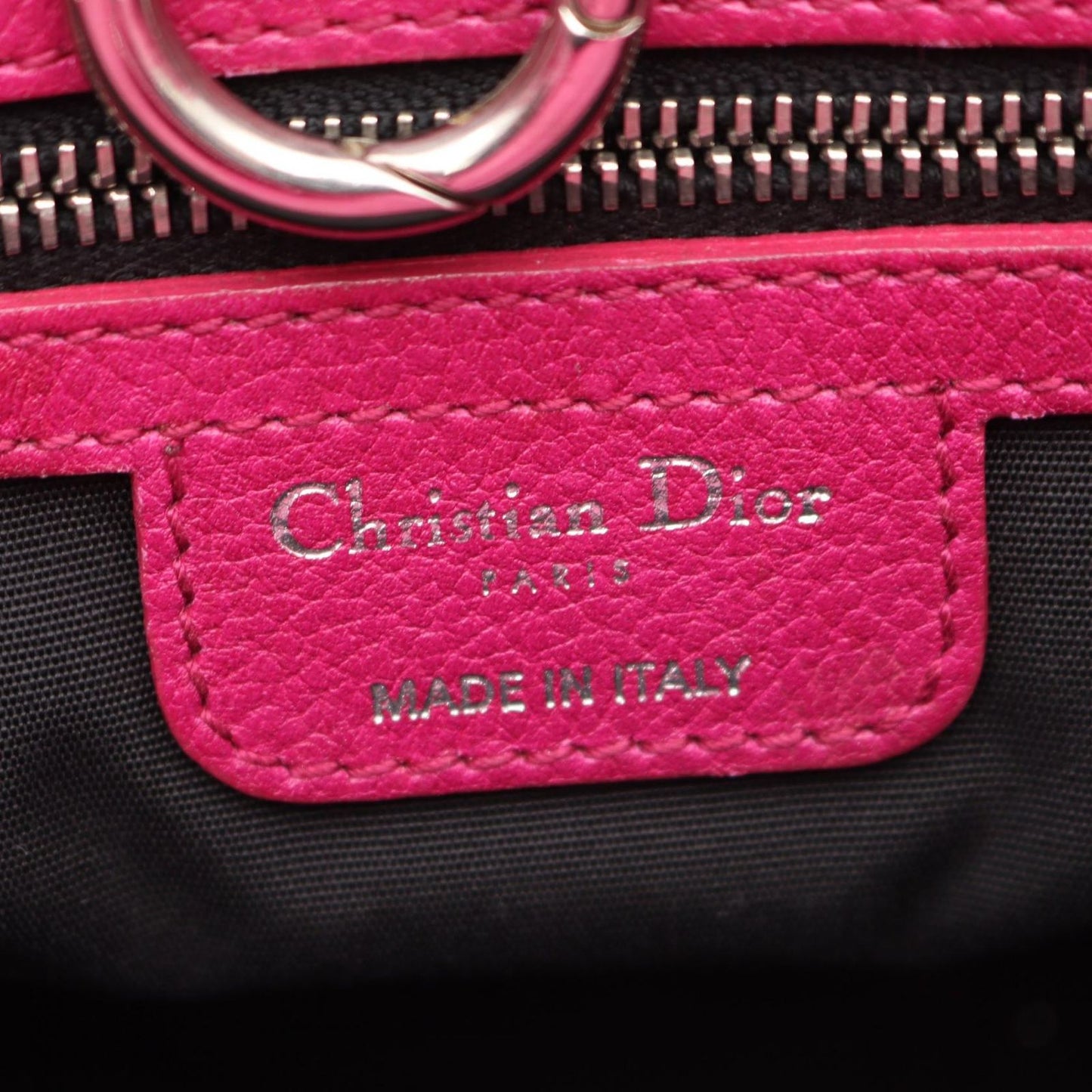 Dior Handbag Charm Purple Leather Hand — view 4