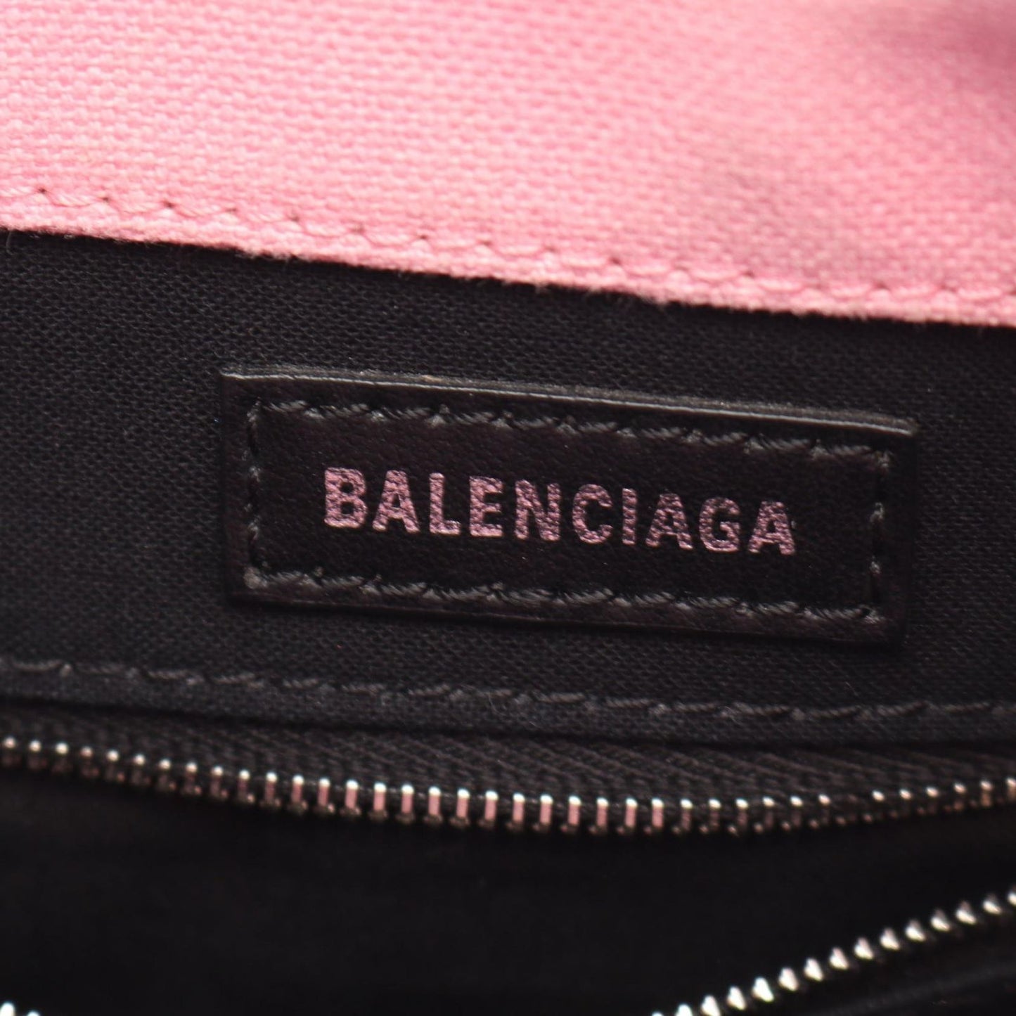 Balenciaga Handbag Wave XS 2-Way Pink Canvas — view 4