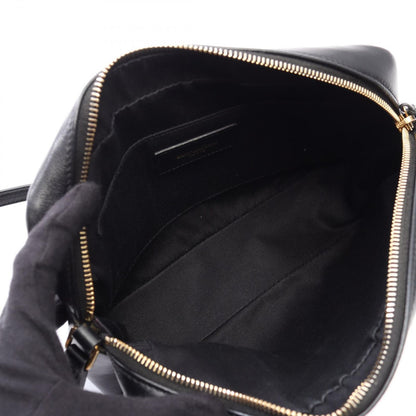 Saint Laurent Paris Shoulder Bag Lou Monogram Black Leather — view 3