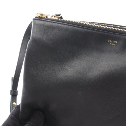Celine Shoulder Bag Trio Large Black Leather — view 5