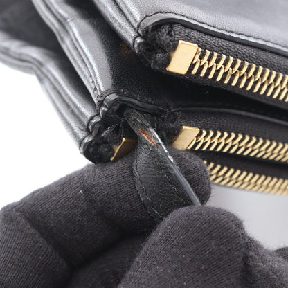 Celine Shoulder Bag Trio Large Black Leather — view 9