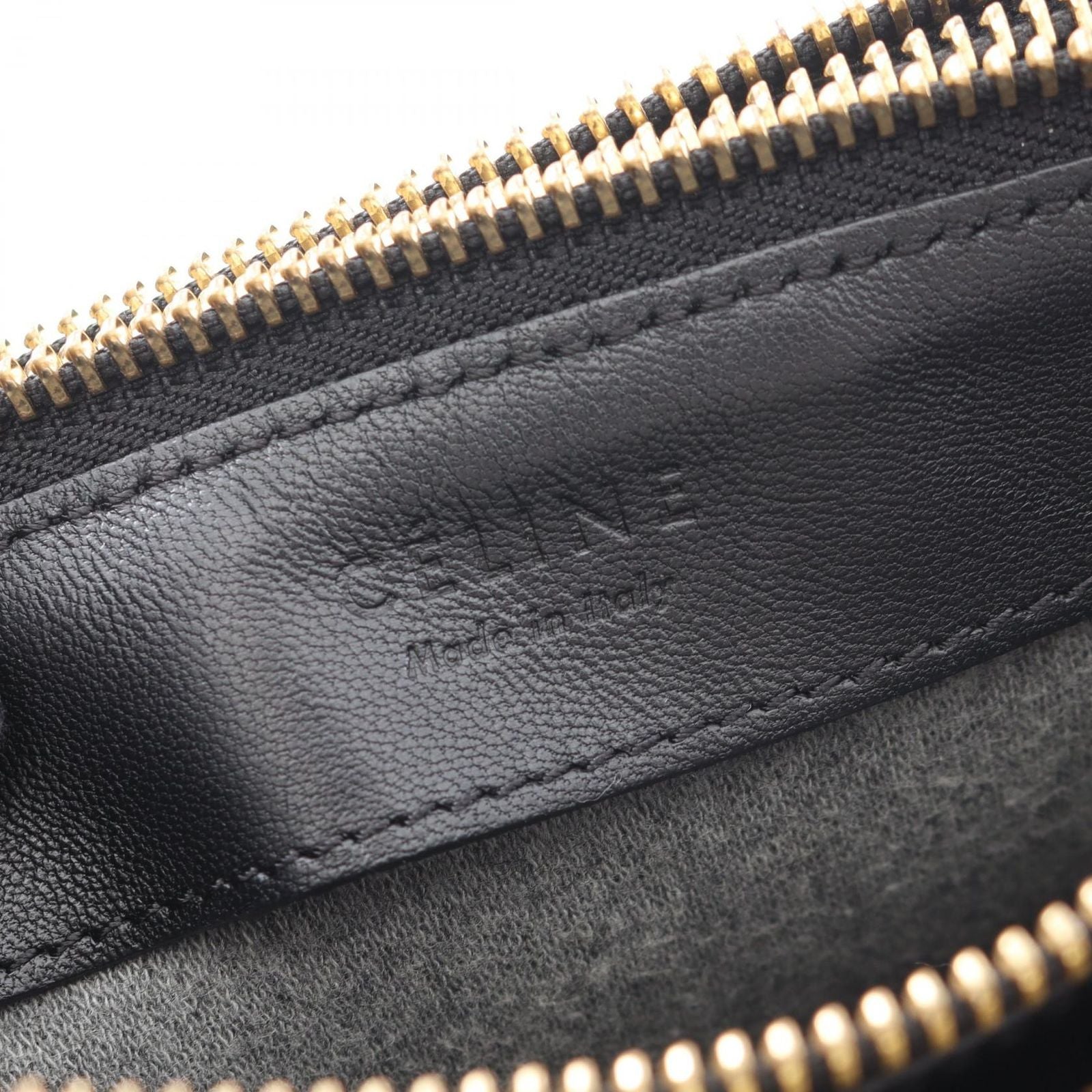 Celine Shoulder Bag Trio Large Black Leather — view 4