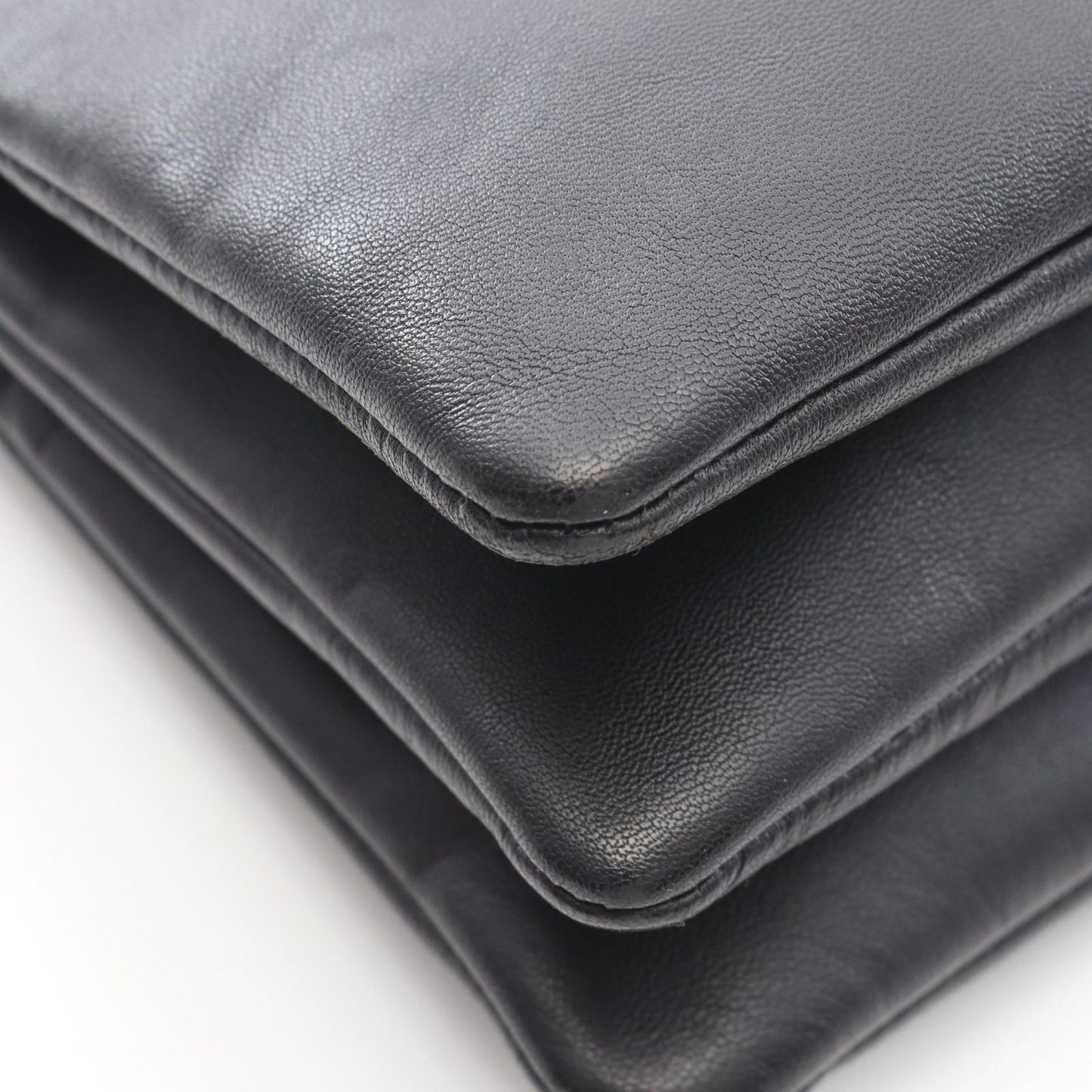 Celine Shoulder Bag Trio Large Black Leather — view 8