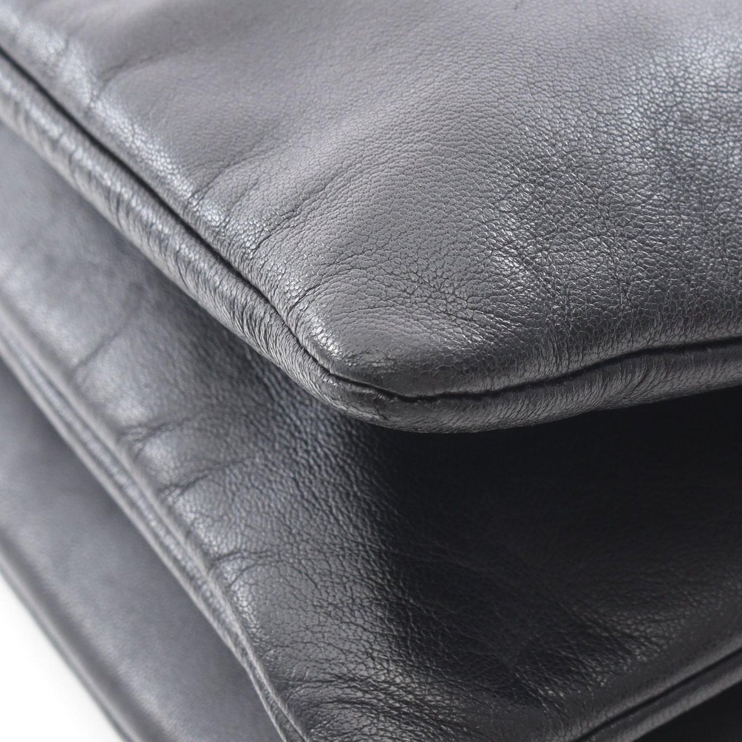 Celine Shoulder Bag Trio Large Black Leather — view 7