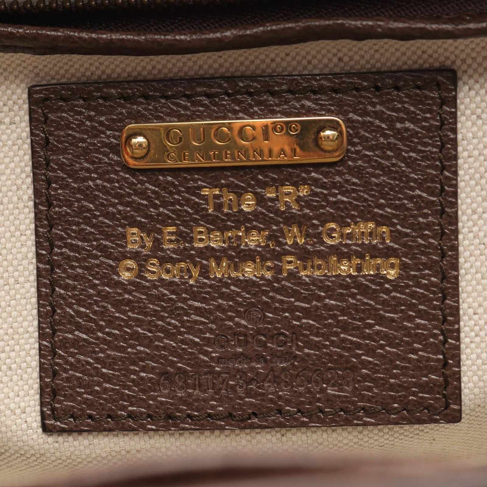 Gucci Handbag Music IS Mine Bamb 2-Way Anniversary Ivory Dark Brown Canvas — view 4