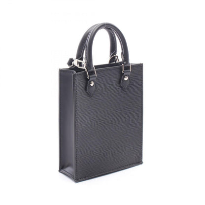 Louis Vuitton Handbag Sac Plat Epi Noir 2-Way Leather Petite — view 2