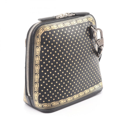 Gucci Shoulder Bag Guccy Sega Black Gold Leather Mini — view 2