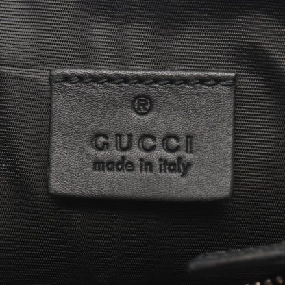 Gucci Shoulder Bag Guccy Sega Black Gold Leather Mini — view 4