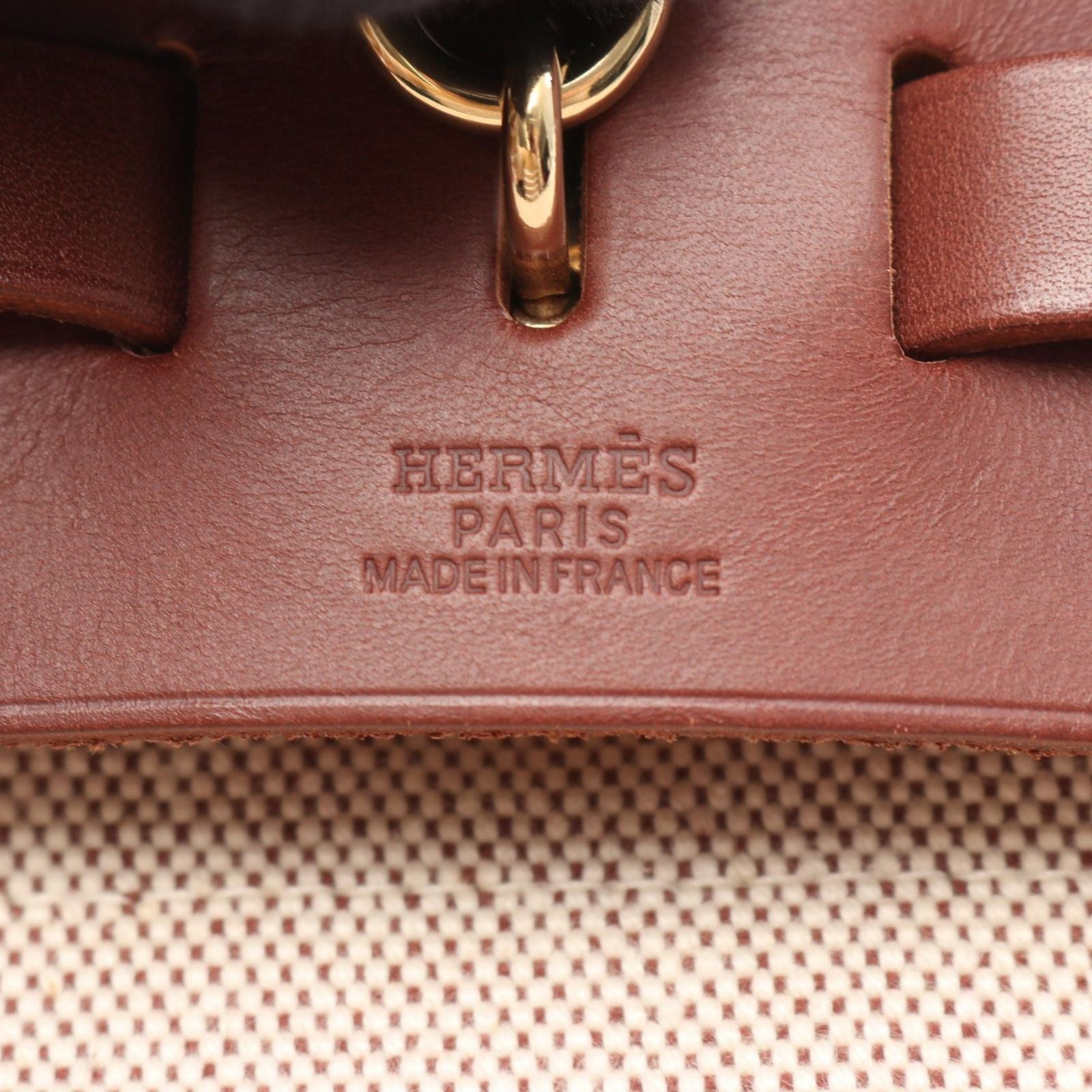 Hermes Handbag Herbag PM Natural 2-Way Brown — view 4