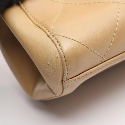 Chanel Tote Quilted Platinum Beige Lambskin Shoulder — view 8