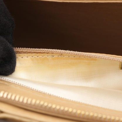 Chanel Tote Quilted Platinum Beige Lambskin Shoulder — view 6