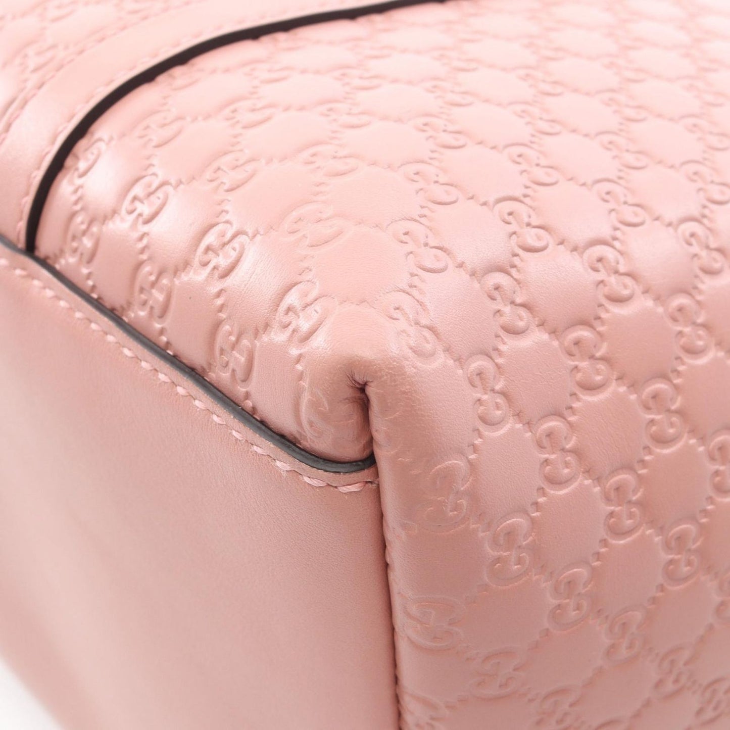Gucci Tote Micro Guccissima 2-Way Pink Leather — view 5
