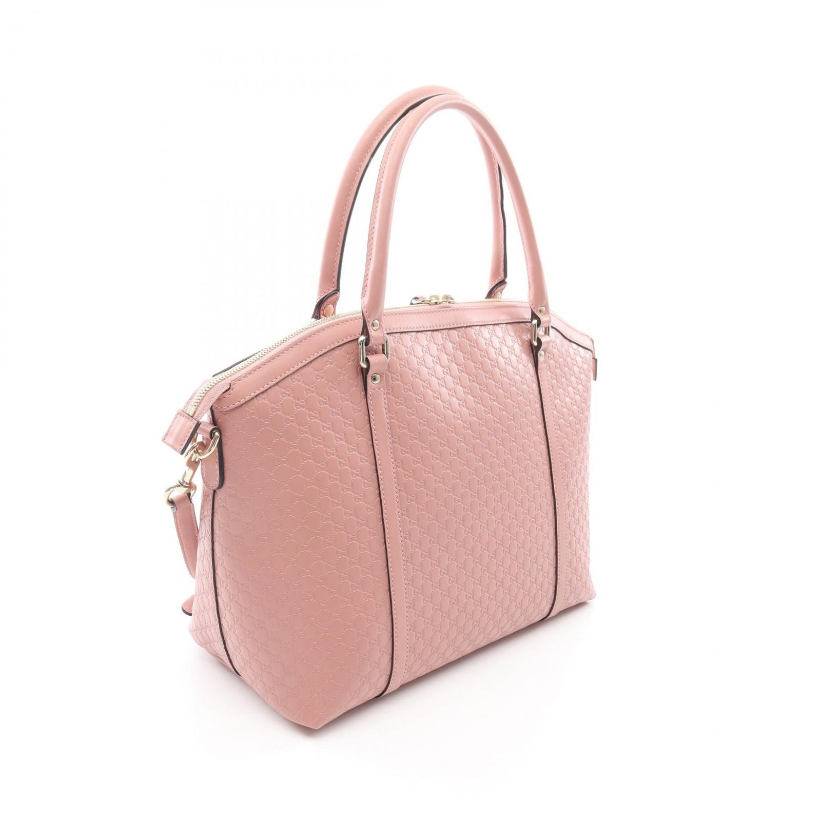 Gucci Tote Micro Guccissima 2-Way Pink Leather — view 2