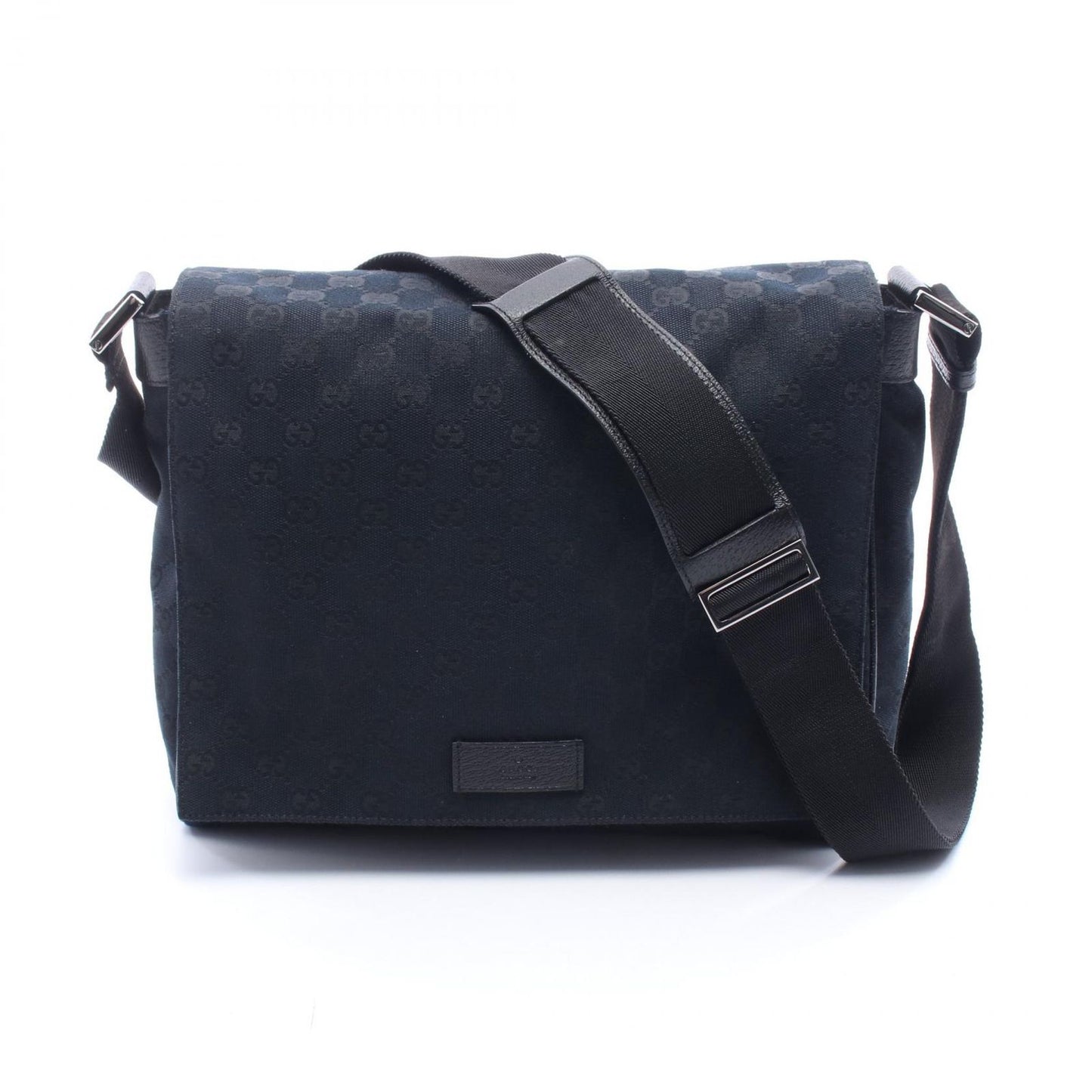 Gucci Shoulder Bag GG Canvas Black