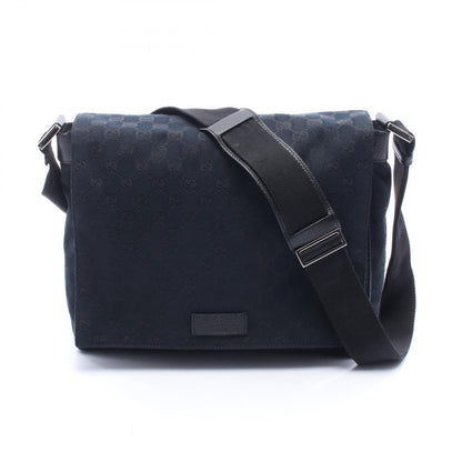 Gucci Shoulder Bag GG Canvas Black