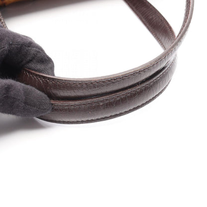 Gucci Handbag Bamboo GG Canvas Beige Brown — view 6