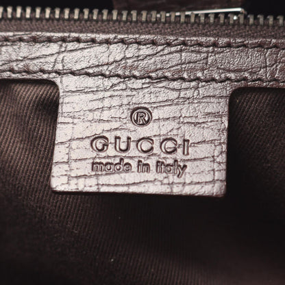 Gucci Handbag Bamboo GG Canvas Beige Brown — view 4