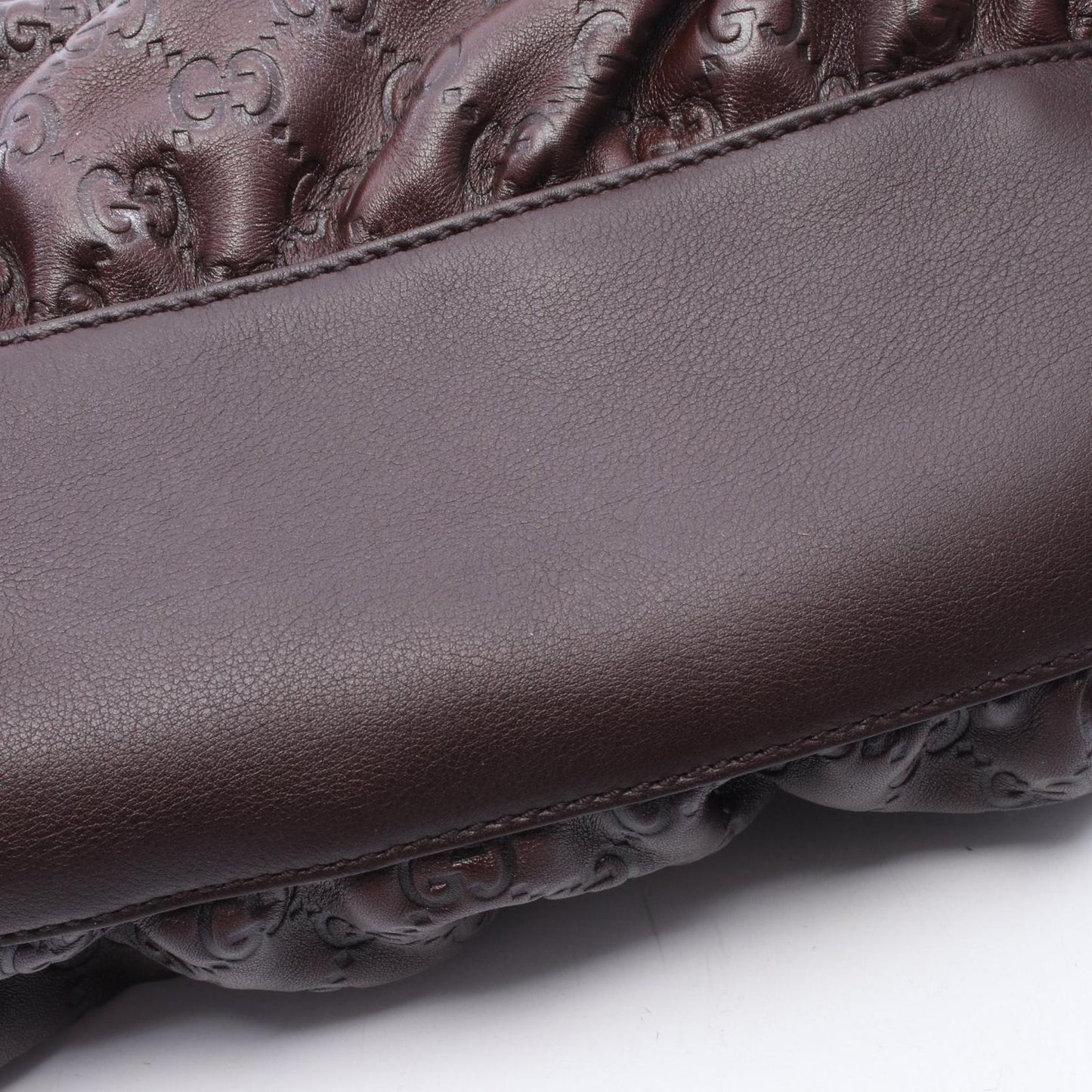 Gucci Shoulder Bag Guccissima Brown Leather Guccissima Abbey — view 5