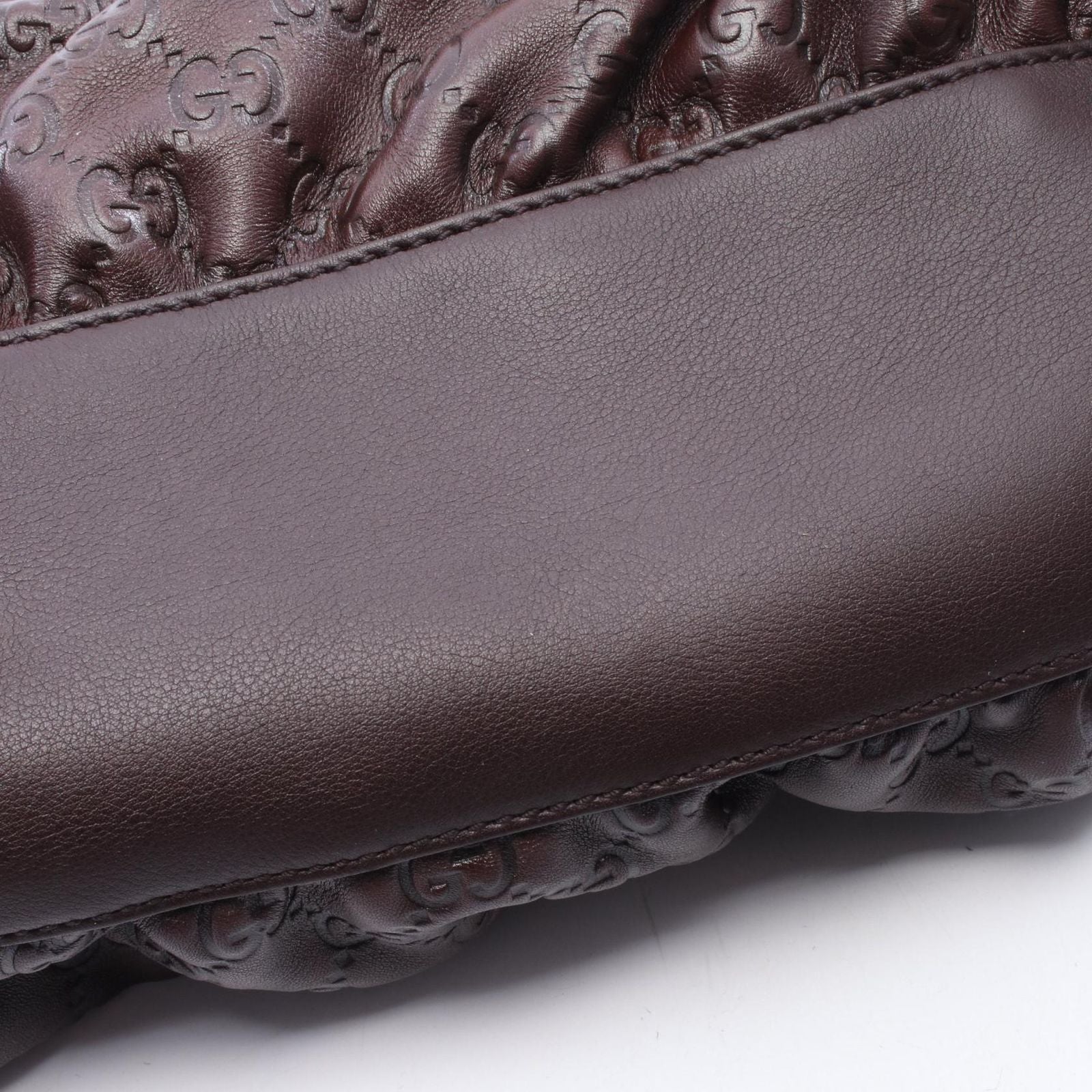 Gucci Shoulder Bag Guccissima Brown Leather Guccissima Abbey — view 5