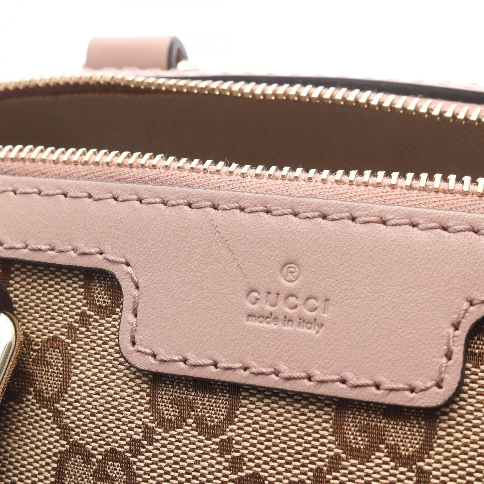 Gucci Handbag Webbing Line GG Canvas 2-Way Beige Mini — view 6